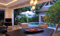 Dining Area with Pool View - Villa Novaku - Seminyak, Bali