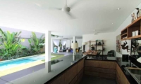 Kitchen with Pool View - Villa Paloma Seminyak - Seminyak, Bali
