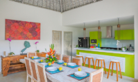 Kitchen and Dining Area - Villa Paraiba - Seminyak, Bali