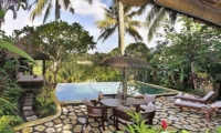 Pool Side Dining - Villa Ria Sayan - Ubud, Bali
