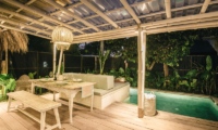 Living and Dining Area with Pool View - Villa Santai Nusa Lembongan - Nusa Lembongan, Bali
