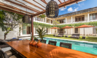 Pool Side Dining - Villa Seriska Jimbaran - Jimbaran, Bali
