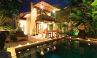 Pool at Night - Villa Seriska Seminyak - Seminyak, Bali