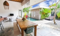 Dining Area with Pool View - Villa Turtle - Seminyak, Bali