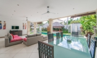 Living and Dining Area - Villa Zanissa Villa Zack - Seminyak, Bali