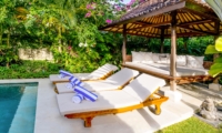 Pool Side Loungers - Vitari Villa - Seminyak, Bali