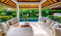 Living Area with Pool View - Vitari Villa - Seminyak, Bali