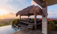 Pool Side Seating Area - Hidden Hills Villas Villa Raja - Uluwatu, Bali