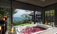 Bathtub with Rose Petals - The Villas At Ayana Resort Bali - Jimbaran, Bali
