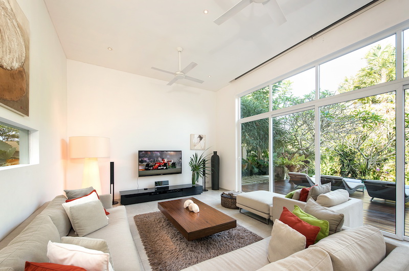 Living Area with TV - Villa Alocasia - Canggu, Bali
