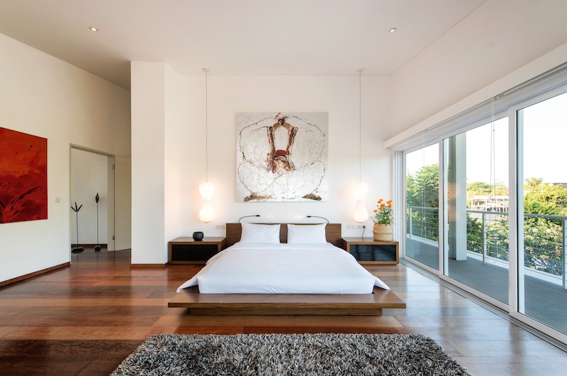 Bedroom and Balcony - Villa Alocasia - Canggu, Bali