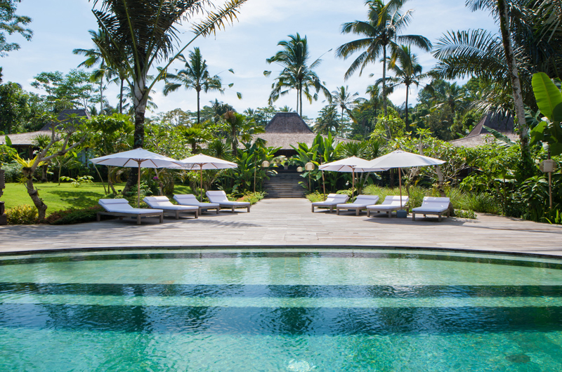 Pool Side - Villa Nag Shampa - Ubud Payangan, Bali