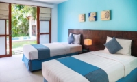 Twin Bedroom with Pool View - Villa Sepuluh - Legian, Bali