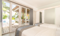 Twin Bedroom with View - Villa Sukacita - Seminyak, Bali