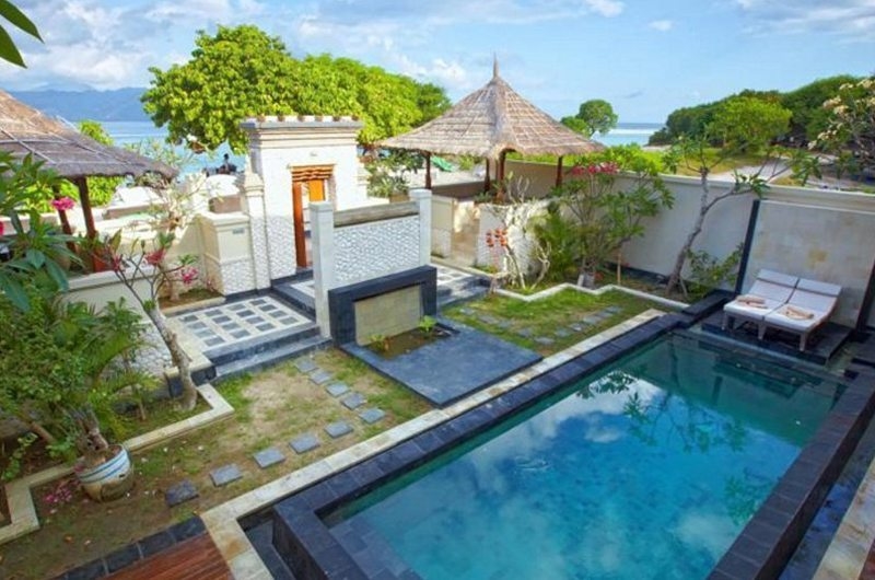 Gardens and Pool - Kokomo Resort - Gili Trawangan, Lombok