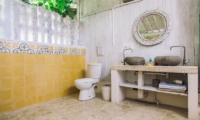 His and Hers Bathroom - Palmeto Village - Gili Trawangan, Lombok