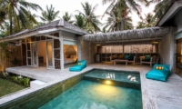 Pool Side Seating Area - Sunset Palms Resort - Gili Trawangan, Lombok