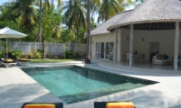 Gardens and Pool - Sunset Palms Resort - Gili Trawangan, Lombok