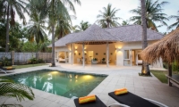 Pool Side Loungers - Sunset Palms Resort - Gili Trawangan, Lombok
