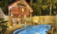 Pool at Night - Villa Sama Lama - Gili Trawangan, Lombok