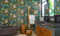 His and Hers Bathroom with Bathtub - Villa Boa - Canggu, Bali