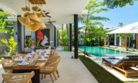 Dining Area with Pool View - Villa Vida - Canggu, Bali